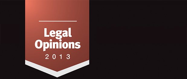 Legal Opinions is an invaluable tool for business professionals and certainly an issue to keep on the shelf for future reference.