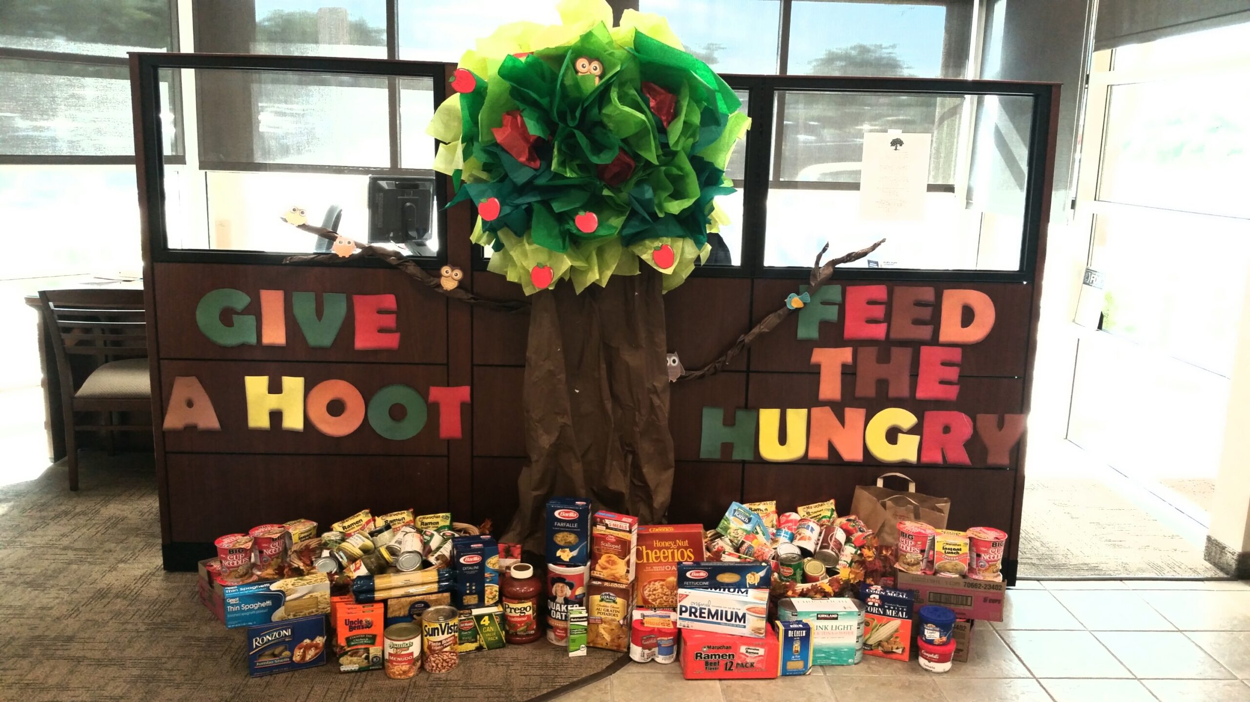 Just in time for the holidays, Nevada State Bank donated more than 5,000 non-perishable food items, or 11.5 barrels, to the Las Vegas Rescue Mission