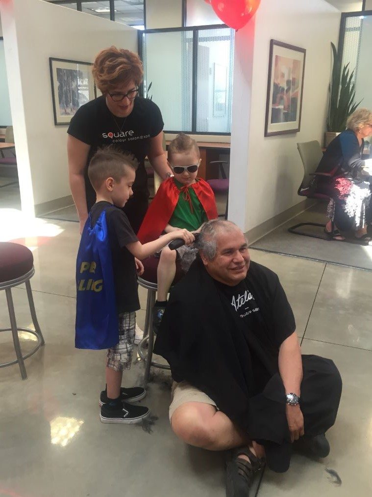 Centennial Toyota and its customers showed their support for kids with cancer at its Third Annual Centennial Shave Off last Friday.