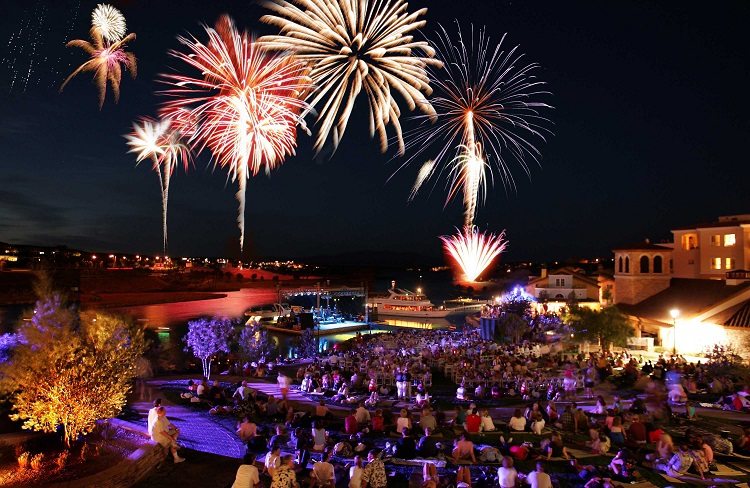 A variety of activities, including fireworks, cruise and dining specials, are being offered at Lake Las Vegas, the residential, golf, and resort destination surrounding a 320-acre lake in Henderson.