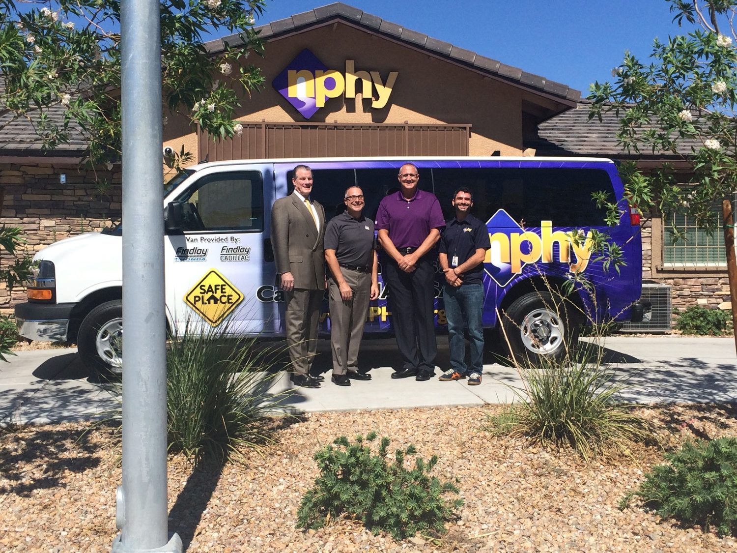 Transportation is just one of the many services NPHY provides for its youth clients. Now it will be easier with the donation of a 15-passenger van.