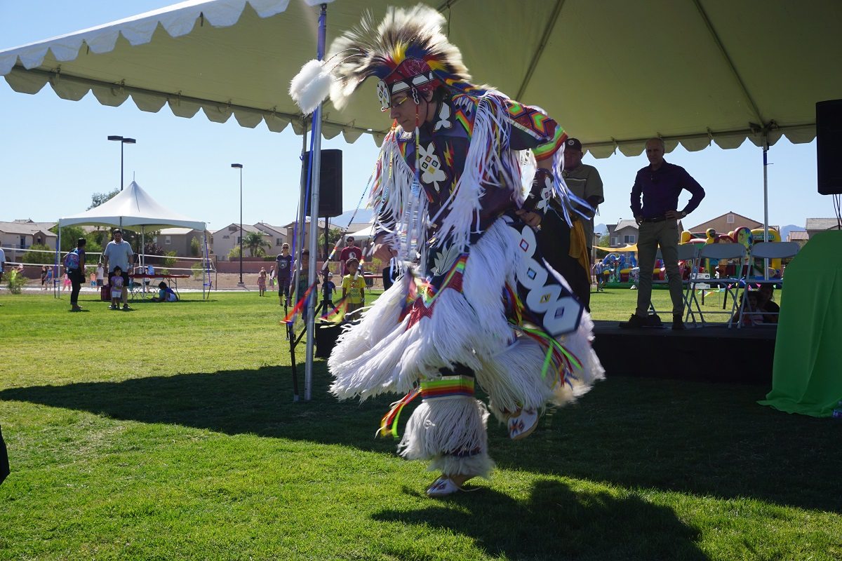 A special blessing by the Las Vegas Paiute Tribe and a free Family Field Day event marked the recent grand opening of a new park