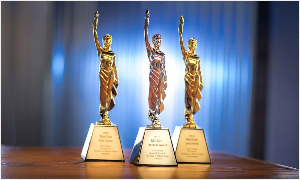 Noble Studios was honored at MarCom Awards for its creative work for clients in the travel/tourism, transportation, technology and nonprofit sectors.