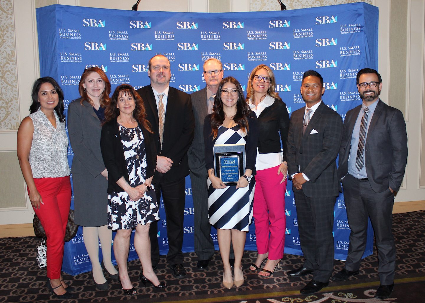 The Small Business Administration Nevada District office awarded Nevada State Bank the silver Lender of the Year award for 7(a) loan production.