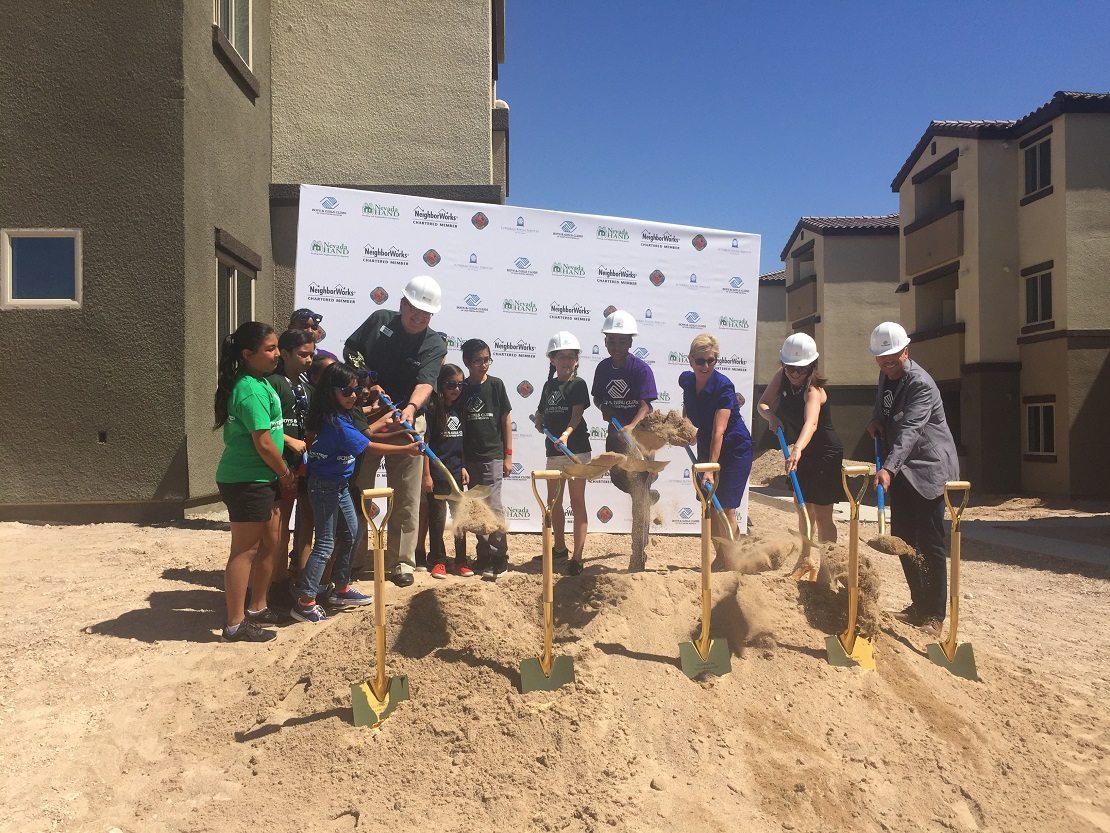 Boys & Girls Clubs of Southern Nevada (BGCSNV), Lutheran Social Services of Nevada (LSSN) and Clark County broke ground on buildings
