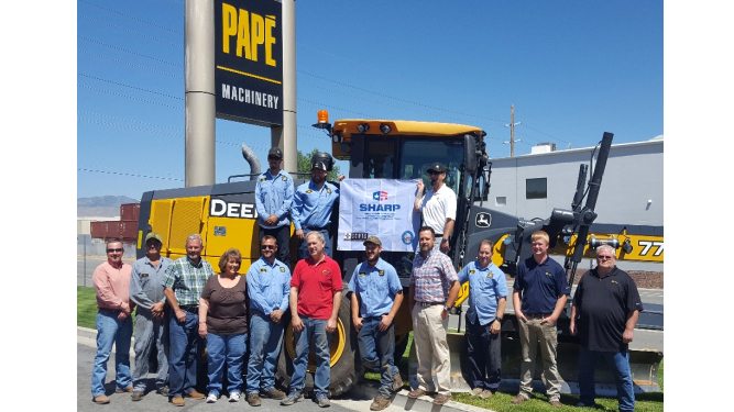 The SCATS of the Division of Industrial Relations recently recognized Papé Machinery in Sparks, Nevada with the Company’s third SHARP Award.