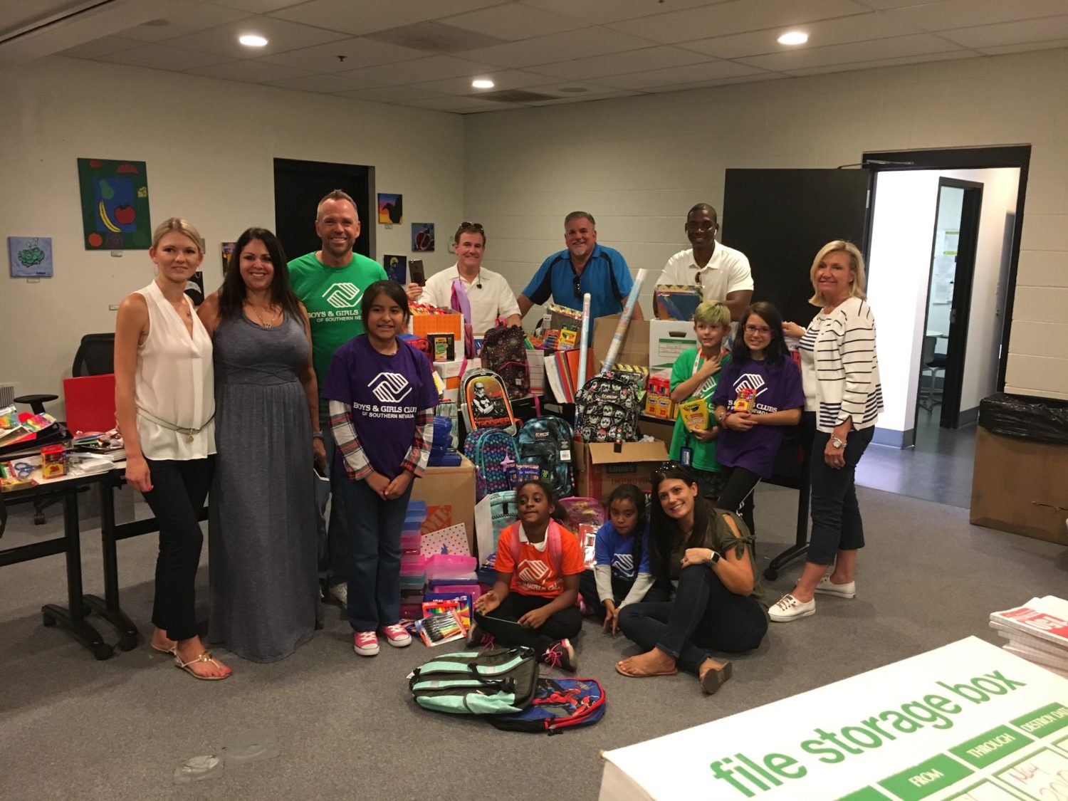 Local REALTORS® teamed up with Boys & Girls Clubs throughout the state to donate school supplies for students served by the clubs.