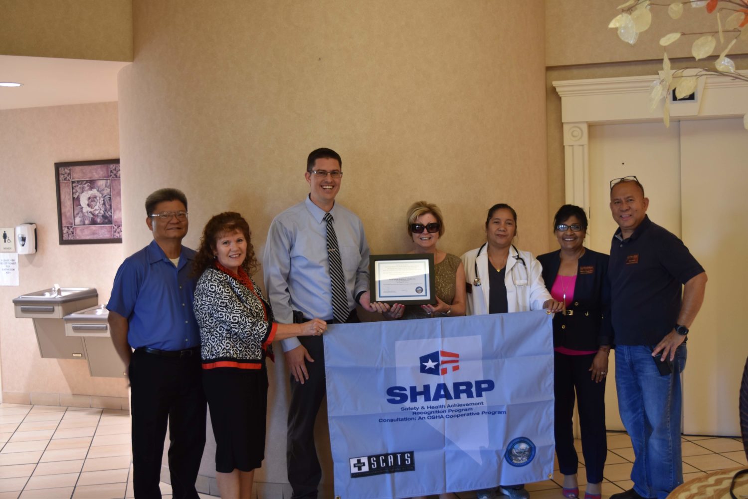 The SCATS of Nevada’s Division of Industrial Relations recognized Royal Springs Healthcare and Rehabilitation located in Las Vegas, Nevada on Aug. 10