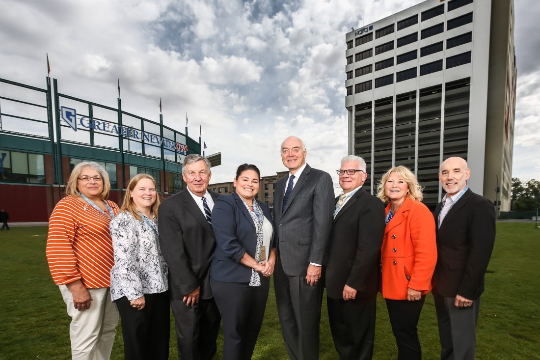 The National Council of Juvenile and Family Court Judges celebrated the installation of its downtown office exterior sign in partnership with UNR.