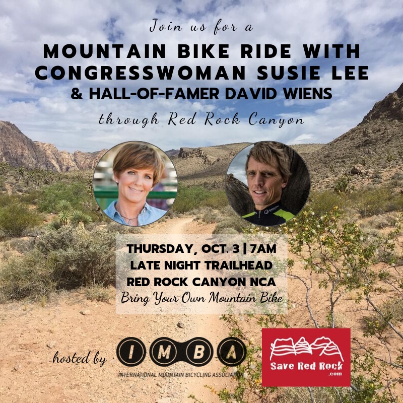 Mtn Bike Ride with Rep. Susie Lee [Flyer]
