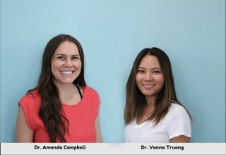Dr. Amanda Campbell (left) and Dr. Vanna Truong (right)