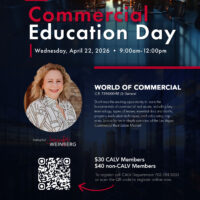 CALV Presents April Classes for Local Real Estate Pros