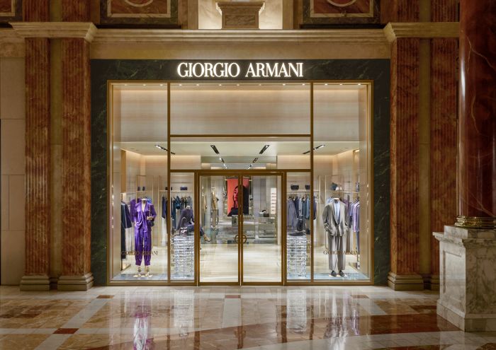 The Armani Group Announces the Reopening and Relocation of Its Giorgio Armani Boutique in the Forum Shops at Caesars Palace in Las Vegas