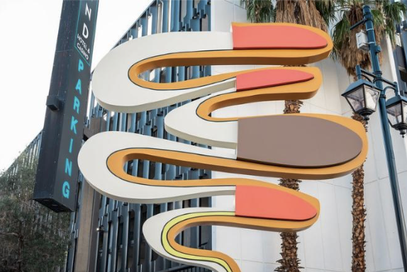 YESCO Fabricates, Installs Public Art at Prominent Downtown Las Vegas Intersection