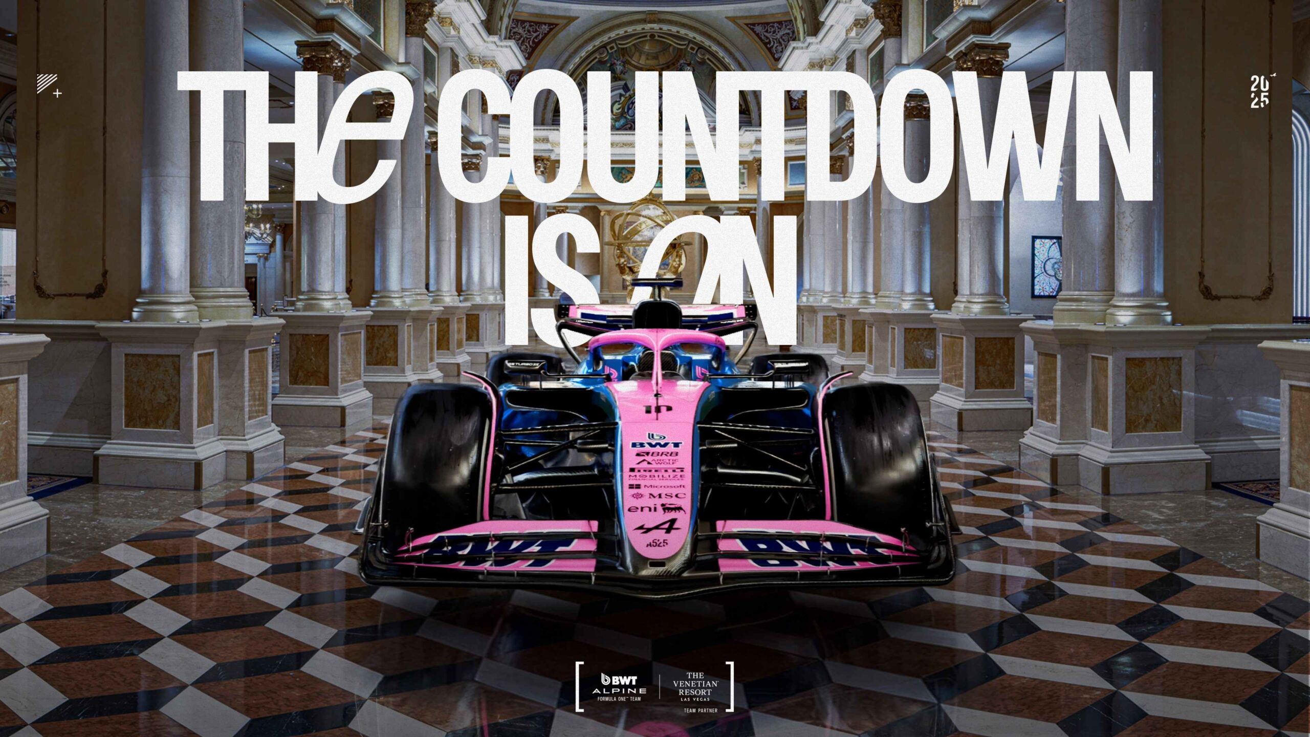 The Venetian Resort Las Vegas Extends Formula 1 Heineken Las Vegas Grand Prix Partnership, Welcomes Back BWT Alpine Formula One Team, and Unveils Exclusive Race Weekend Packages