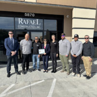 Rafael Construction Earns Top Worksite Safety Award From the Nevada Safety Consultation and Training Section