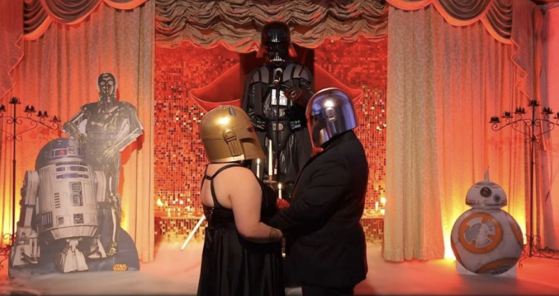 Photos, Video Available: Las Vegas Turns “May the Fourth Be With You” Into a Destination Wedding Phenomenon