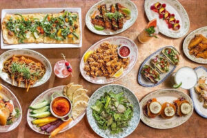 Collection of summer dishes at Flight Club Las Vegas