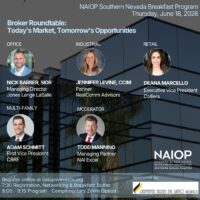 June 18 NAIOP Southern Nevada Breakfast Features a Panel of Top Brokers
